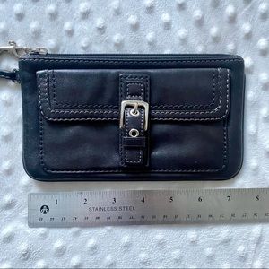 Leather wristlet